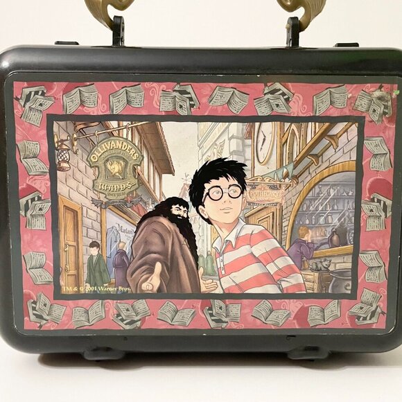 2001 Harry Potter School Box WB Lunch Box Damaged - Picture 3 of 16